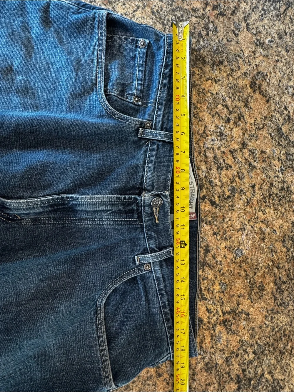 Levi's 569 Jeans Mens 36x36 Blue Loose Straight Skate Y2K Whiskered Fade 2004
